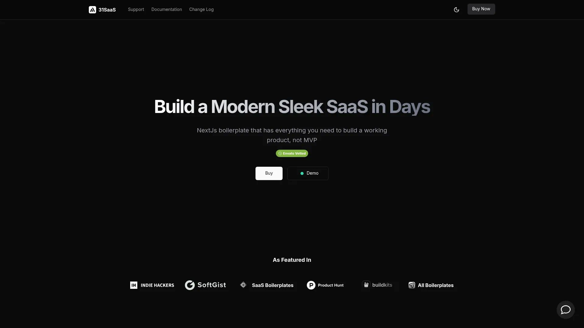 31SaaS homepage screenshot