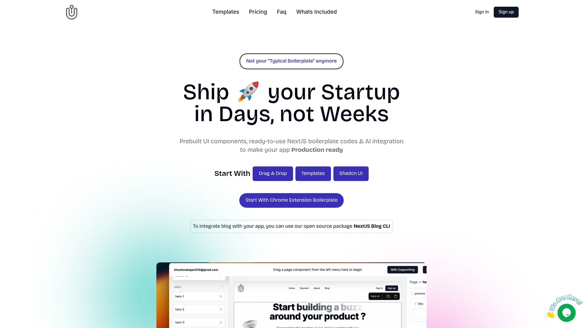 Launchify homepage screenshot